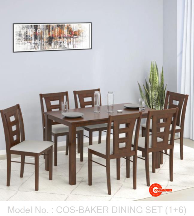 COS-BAKER DINING SET (1+6)